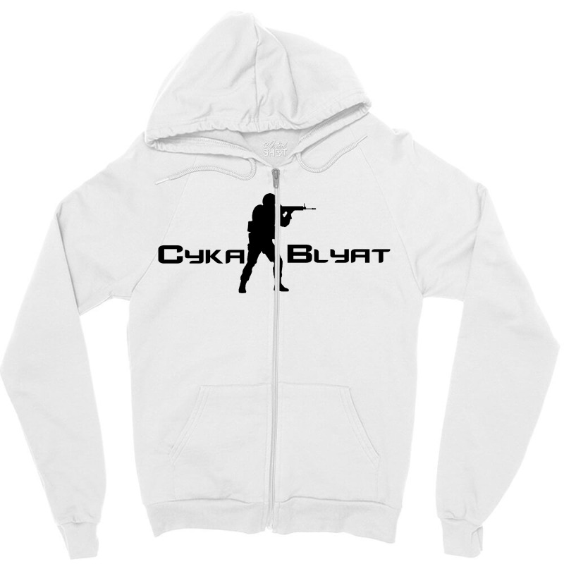 Cyka Blyat Army Meme Zipper Hoodie by yasmijnklompen | Artistshot