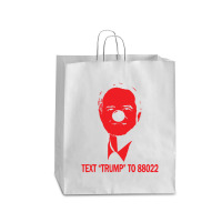 Text Trump To 88022 Queen Paper Bag - 16 X 6 X 19 1/4 | Artistshot