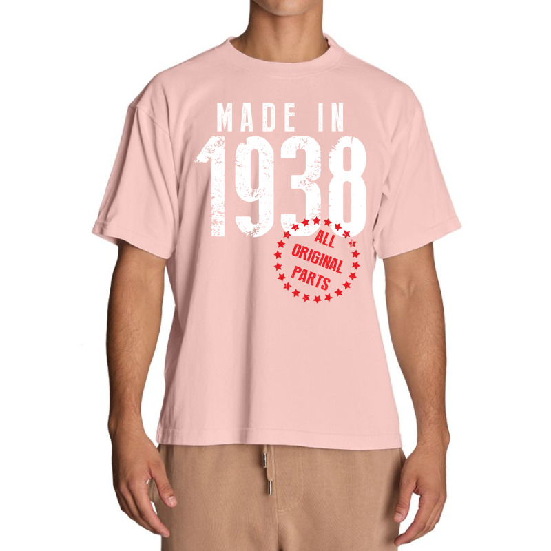 Made In 1938 All Original Part Urban Heavy T-shirt | Artistshot