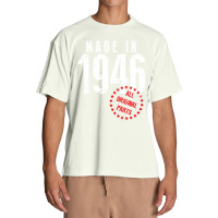 Made In 1946 All Original Parts Urban Heavy T-shirt | Artistshot