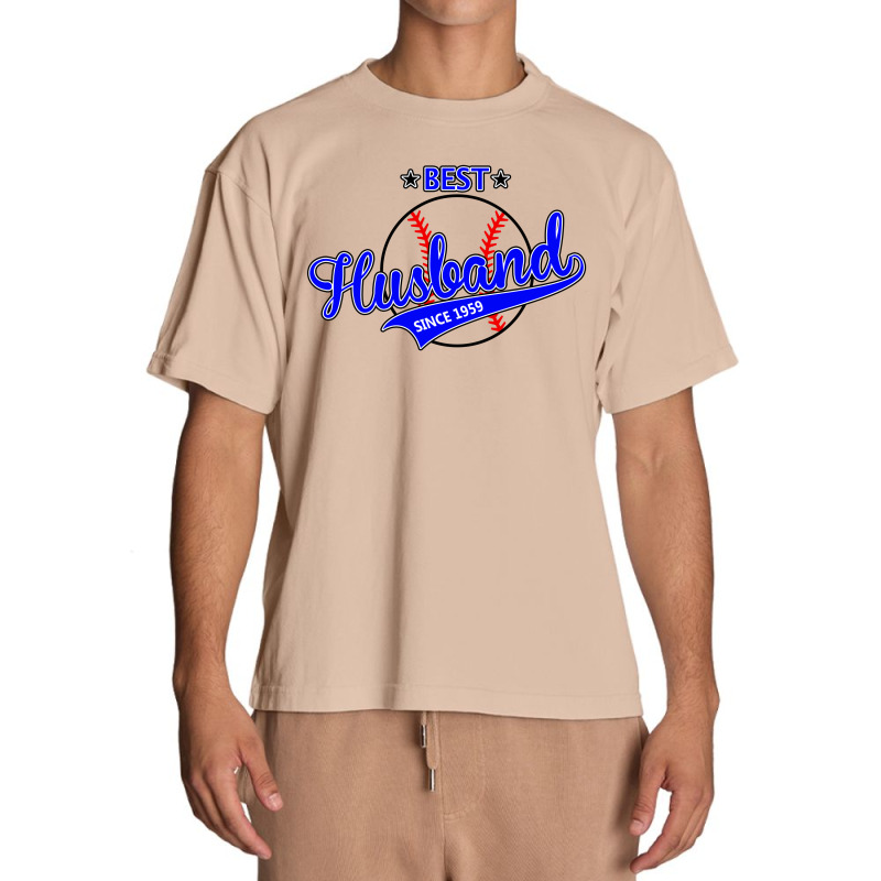 Best Husband Since 1959 - Baseball Husband Urban Heavy T-shirt | Artistshot