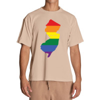 New Jersey Rainbow Flag Urban Heavy T-shirt | Artistshot