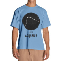 Minimal Aquarius Zodiac Sign Urban Heavy T-shirt | Artistshot