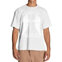 My Sister Is My Guardian Angel Urban Heavy T-shirt | Artistshot