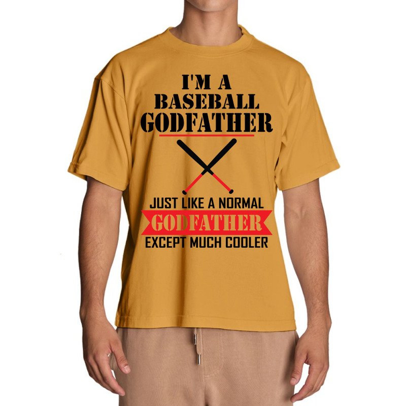 I'm A Baseball Godfather Just Like A Normal Godfather Except Much Cooler Urban Heavy T-shirt | Artistshot