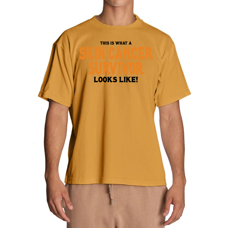 This Is What A Skin Cancer Survivor Looks Like Urban Heavy T-shirt | Artistshot