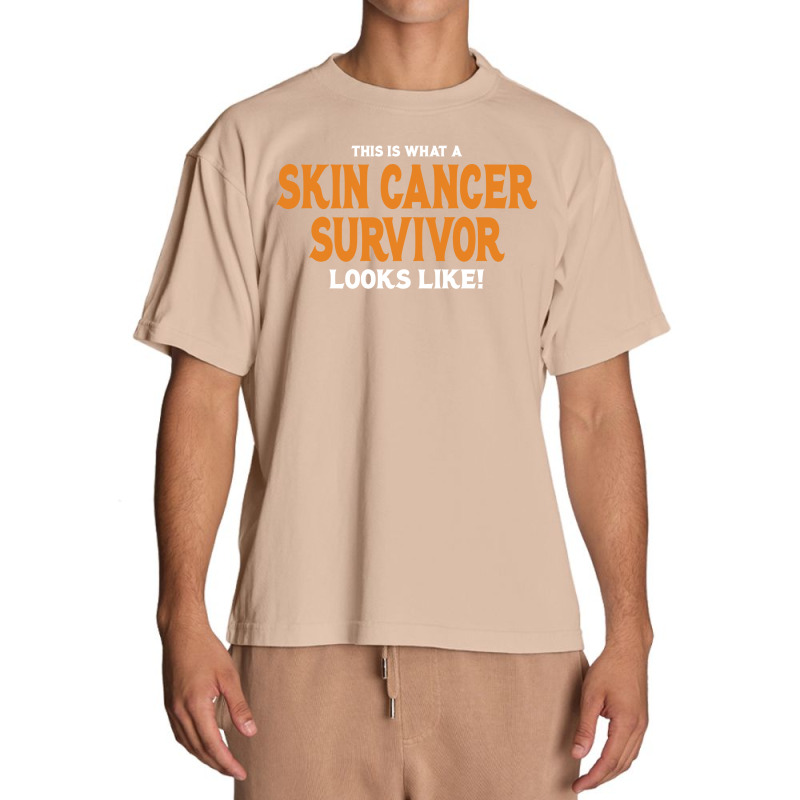 This Is What A Skin Cancer Survivor Looks Like Urban Heavy T-shirt | Artistshot