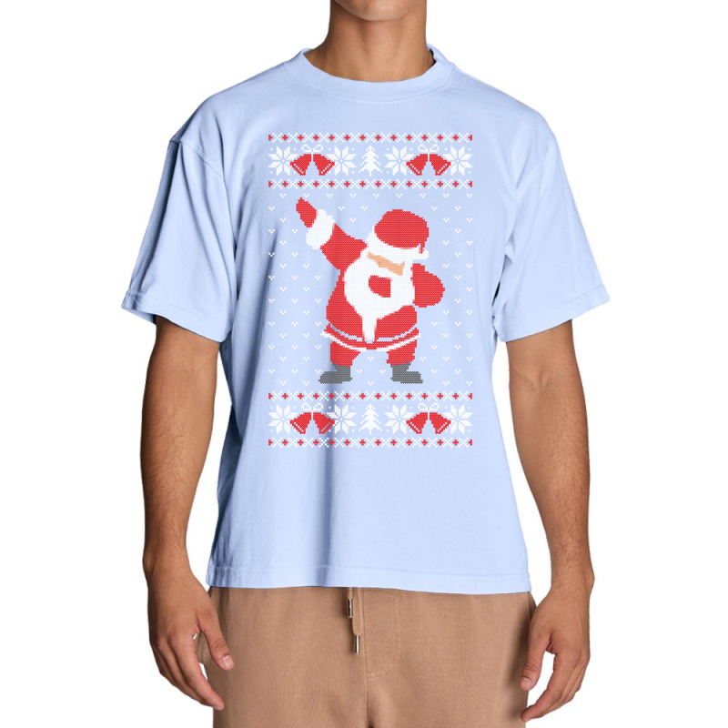 Dabbing Santa Ugly Sweater Urban Heavy T-shirt | Artistshot