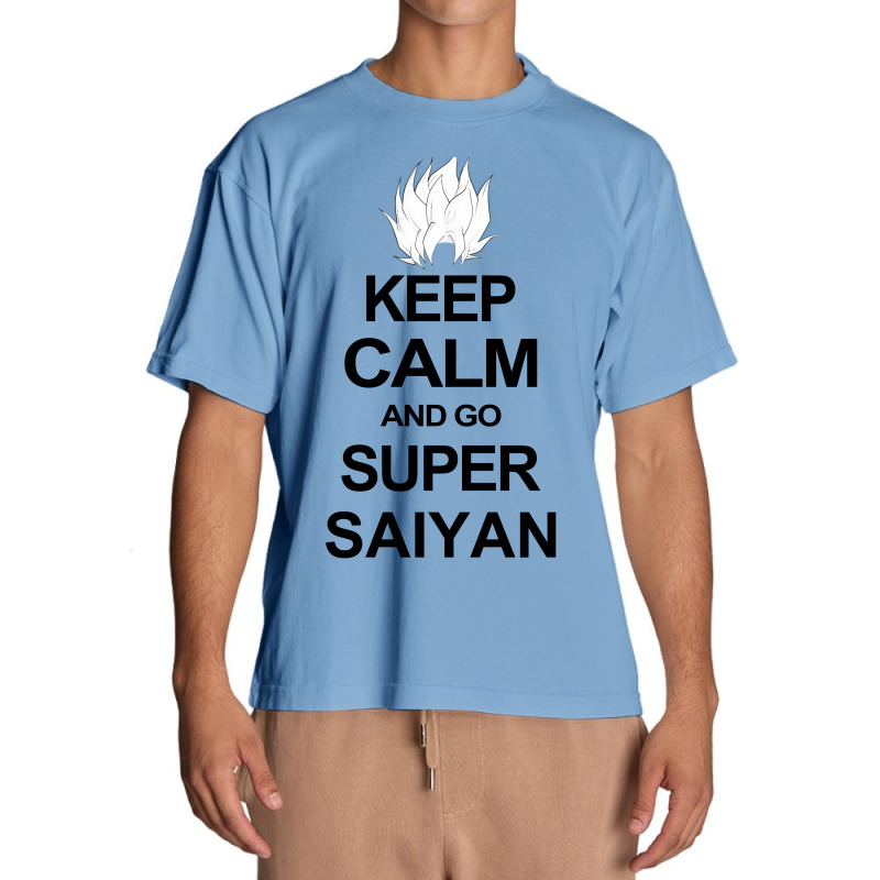 Keep Calm And Go Super Saiyan T Shirt Tee Dragon Dbz Ball Goku Z Veget Urban Heavy T-shirt by nurmasit1 | Artistshot