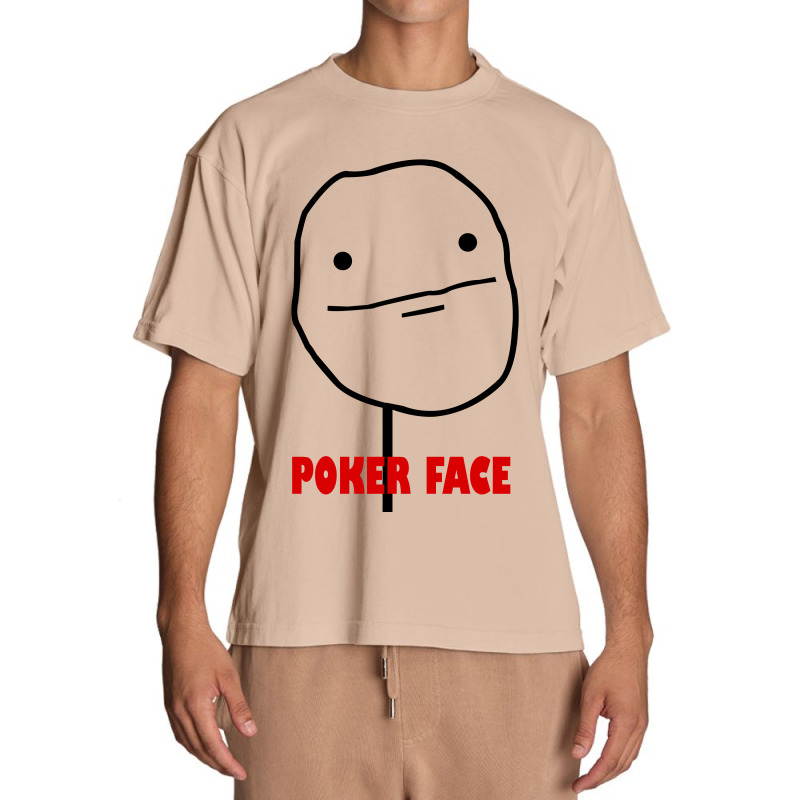 Poker Face Urban Heavy T-shirt | Artistshot