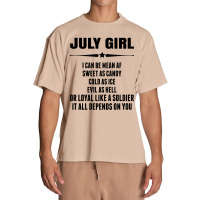 Super July Girl Urban Heavy T-shirt | Artistshot