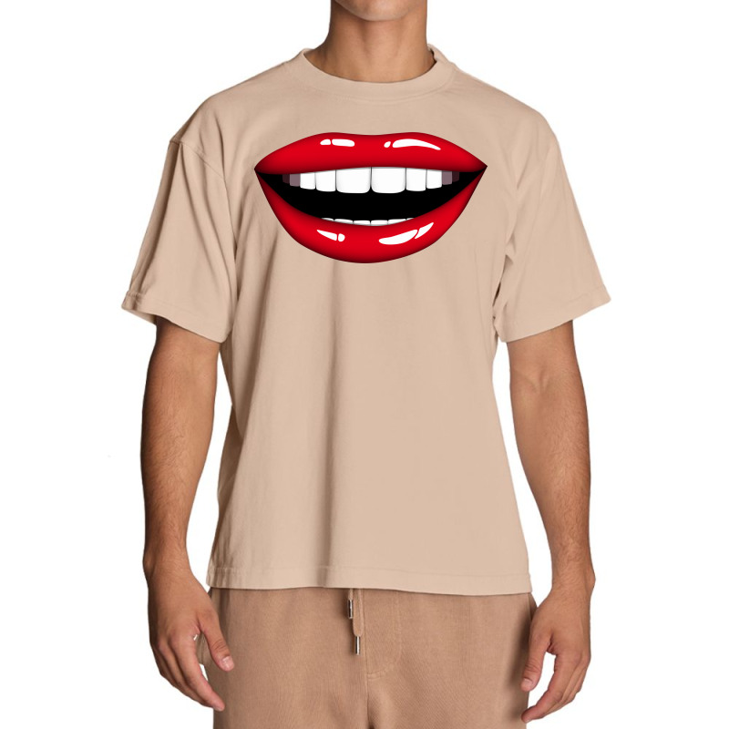 Lips Red Urban Heavy T-shirt | Artistshot