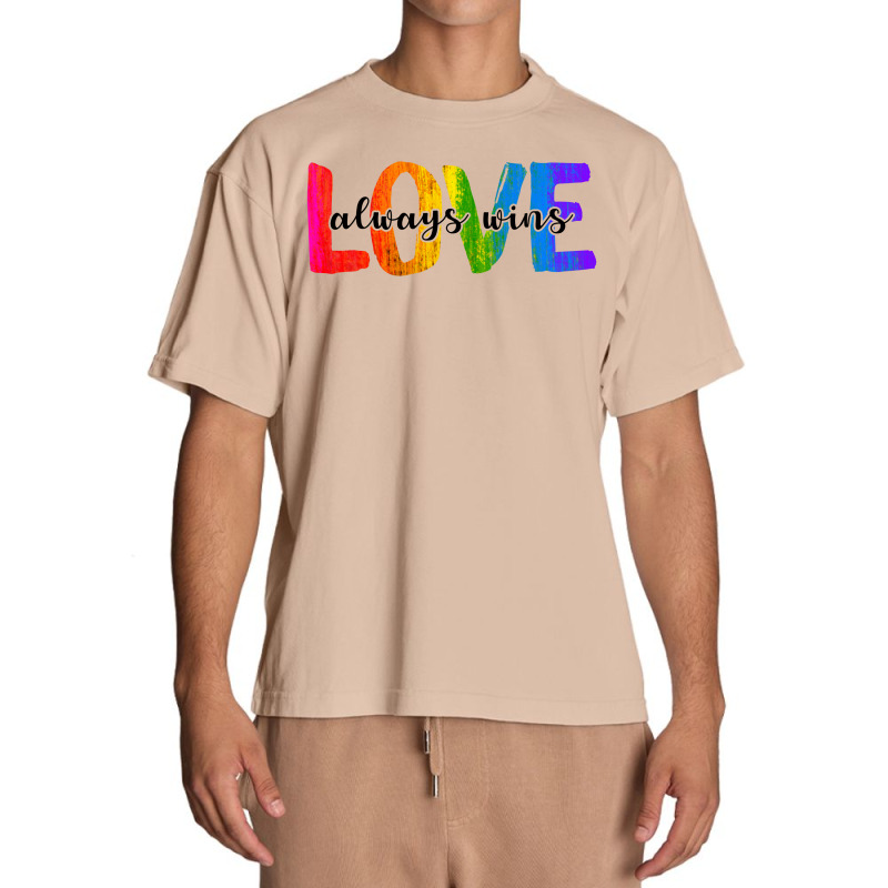 Love Always Wins For Light Urban Heavy T-shirt | Artistshot