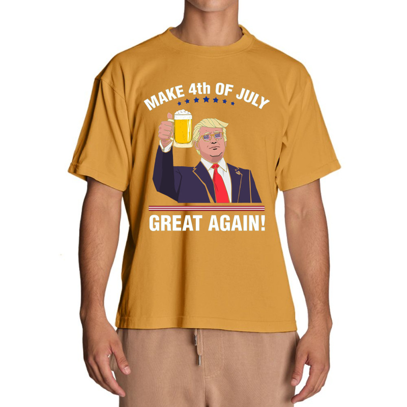 Trump Make 4th Of July Great Again Urban Heavy T-shirt | Artistshot