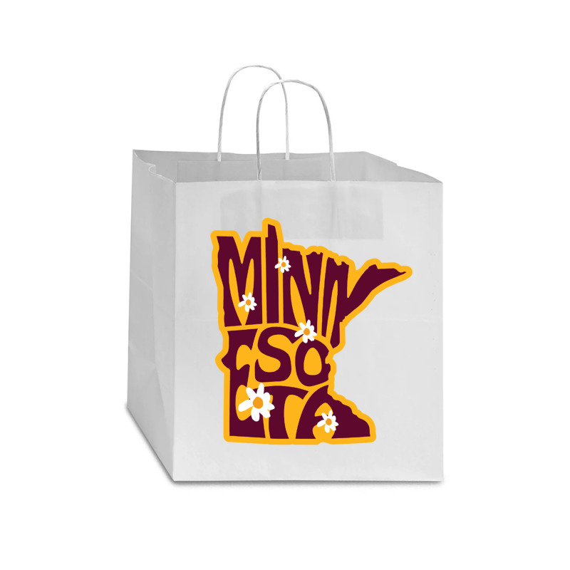 I Love Minnesota State Fair Star Paper Bag - 13 X 7 X 13 | Artistshot