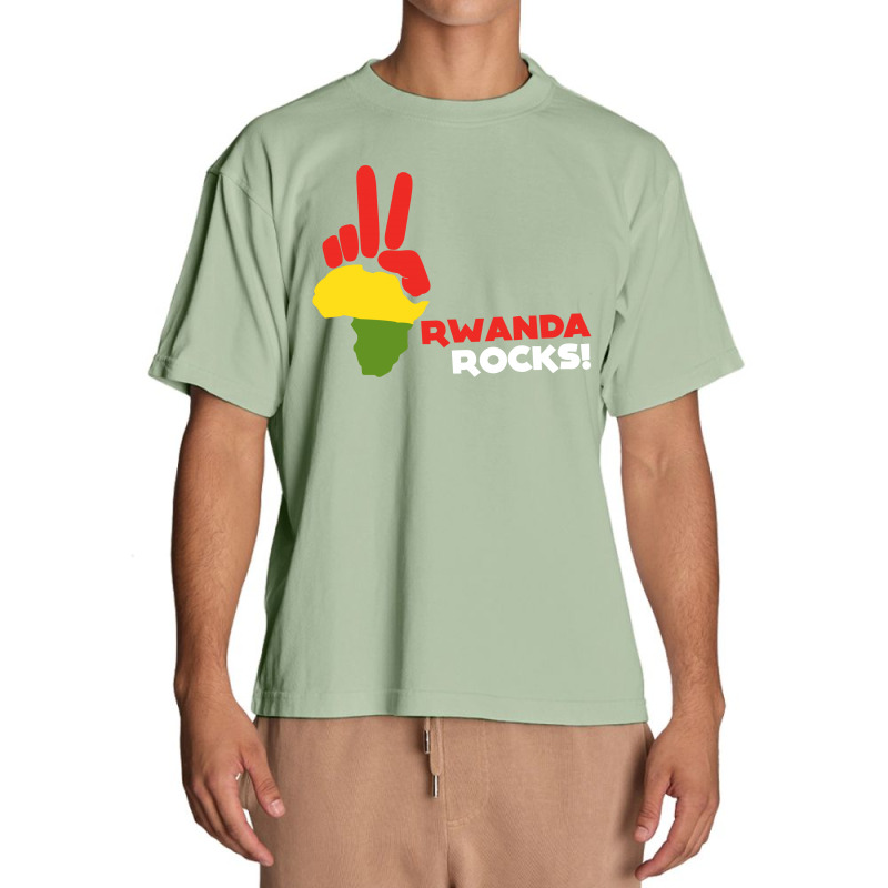 Peace Rwanda Rocks Urban Heavy T-shirt by tribebol | Artistshot