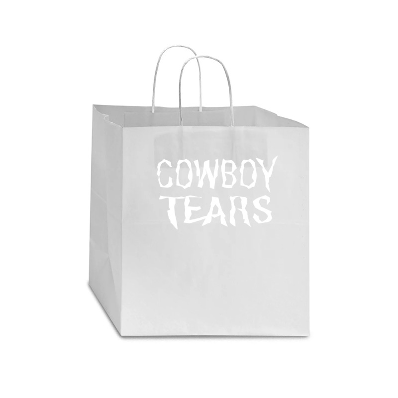 Cowboy Tears Star Paper Bag - 13 X 7 X 13 | Artistshot