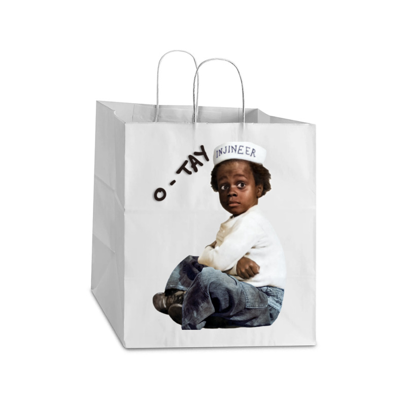 Buckwheat Injinier O Tay Take Out Paper Bag - 14 X 10 X 15 1/2 | Artistshot