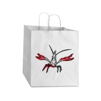 Crustaceancore For Ocean And Animal Lovers Sea Life Take Out Paper Bag - 14 X 10 X 15 1/2 | Artistshot