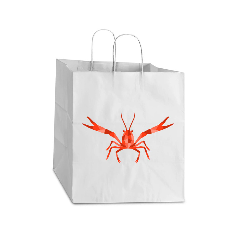 Crustaceancore For Ocean And Animal Lovers Sea Life Take Out Paper Bag - 14 X 10 X 15 1/2 | Artistshot