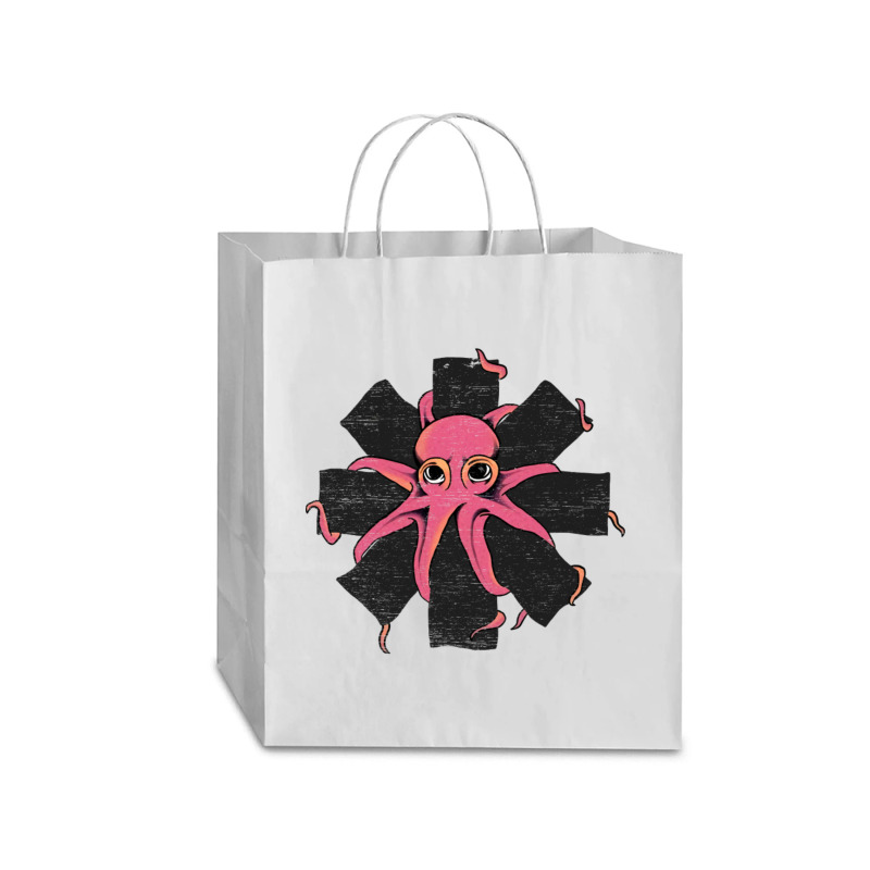 Red Octopus Vintage Traveler Paper Bag -13 X 6 X 15 3/4 | Artistshot