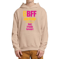 Blonde Best Friend Forever Right Arrow Urban Pullover Hoodie | Artistshot