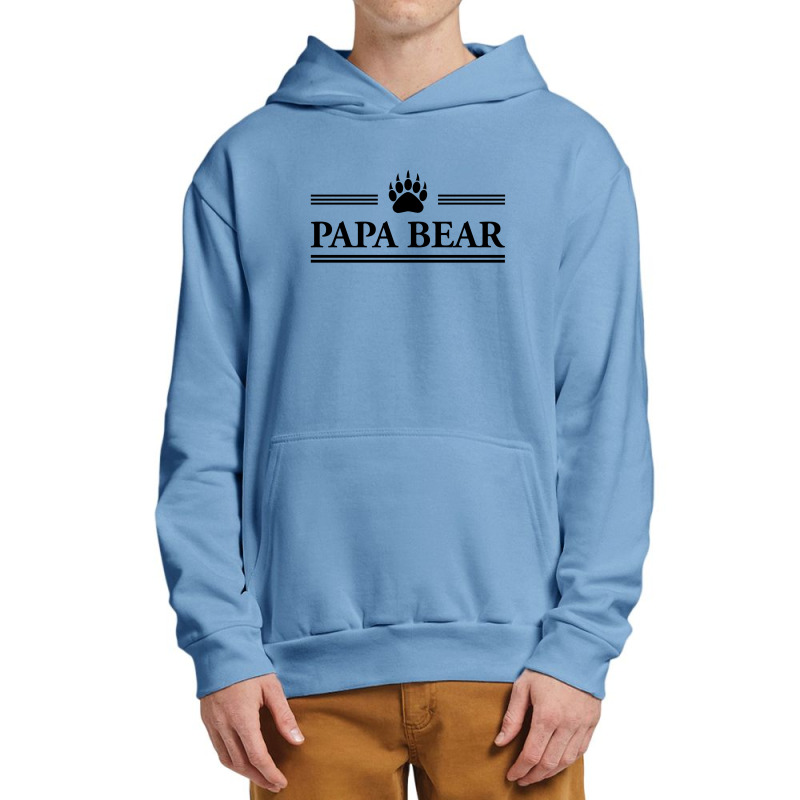 Papa Bear Urban Pullover Hoodie by tshiart | Artistshot