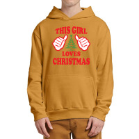 This Girl Loves Christmas Urban Pullover Hoodie | Artistshot