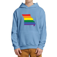 Missouri Rainbow Flag Urban Pullover Hoodie | Artistshot