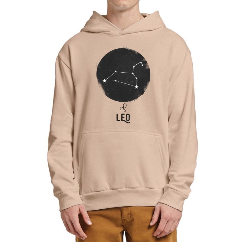 Minimal Leo Zodiac Sign Urban Pullover Hoodie | Artistshot