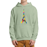 Abstract Eiffel Tower France Paris Urban Pullover Hoodie | Artistshot