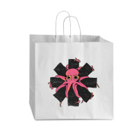 Red Octopus Vintage Vogue Paper Bag - 16 X 6 X 12 | Artistshot