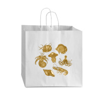 Golden Crustaceancore Vogue Paper Bag - 16 X 6 X 12 | Artistshot