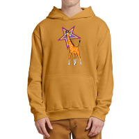 Surprised Giraffe Urban Pullover Hoodie | Artistshot