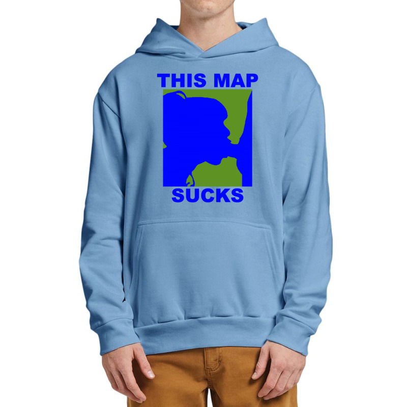 This Map Sucks Urban Pullover Hoodie | Artistshot