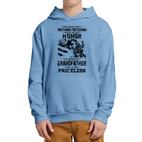 Being A Veteran Is An Honor But A Grandfather Is Priceless Urban Pullover Hoodie | Artistshot