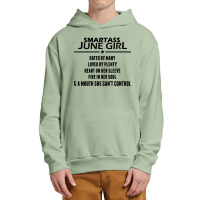 Smartass June Girl Urban Pullover Hoodie | Artistshot