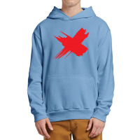 Red X Urban Pullover Hoodie | Artistshot