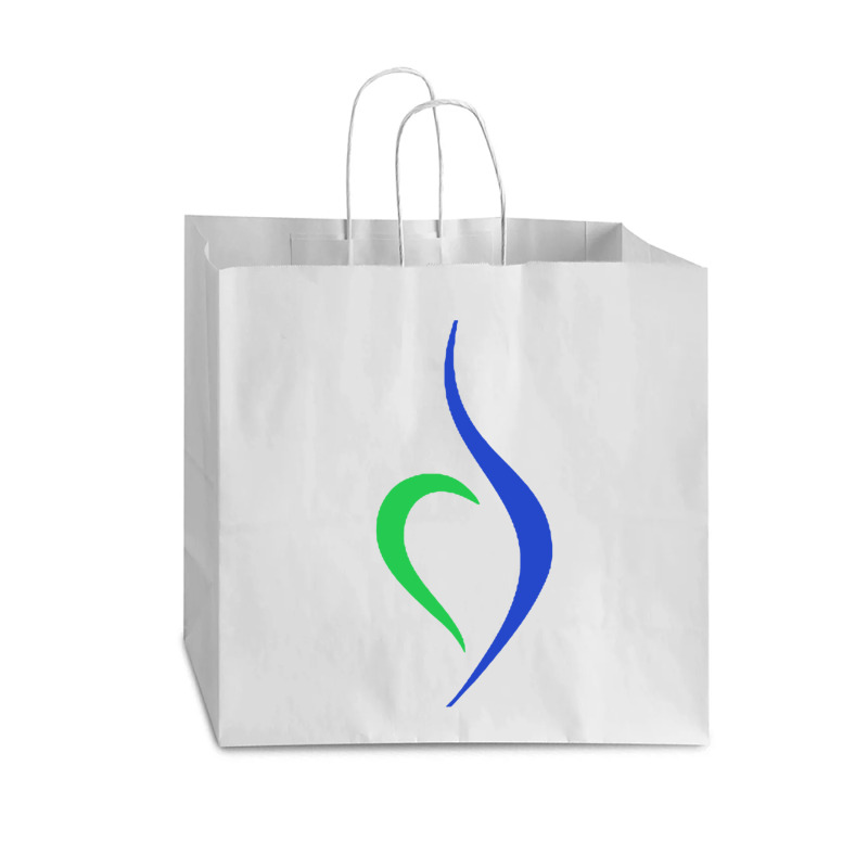 Blue And Green Eating Disorder Symbol - Neda Vogue Paper Bag - 16 X 6 X 12 | Artistshot