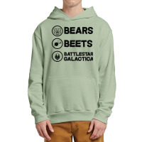 Bears. Beets. Battlestar Galactica. Urban Pullover Hoodie | Artistshot