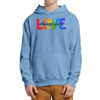 Love Always Wins For Light Urban Pullover Hoodie | Artistshot