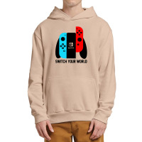 Switch Your World Urban Pullover Hoodie | Artistshot