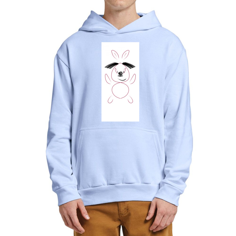 Funny  Rabbit Urban Pullover Hoodie by Swapna rk | Artistshot