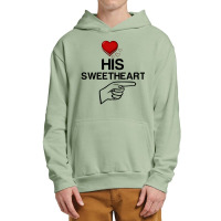 Couple His Sweetheart Urban Pullover Hoodie | Artistshot