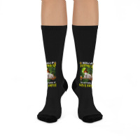 Bull Terrier Buckle Up Buttercup You Just Flipped My Witch Switch Crew Socks | Artistshot