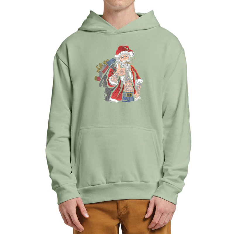 Christmas Santa Claus Urban Pullover Hoodie | Artistshot