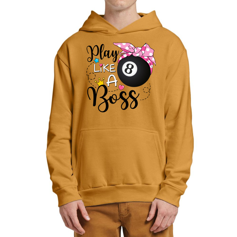 Play Like A Boss Pool Urban Pullover Hoodie | Artistshot