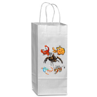 Crustaceancore Ocean Lovers Sea Life Animal Lovers 4 Wine Paper Bag - 5 1/2 X 3 1/4 X 13 | Artistshot