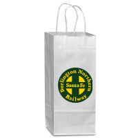 Burlington Northern Railroad Wine Paper Bag - 5 1/2 X 3 1/4 X 13 | Artistshot