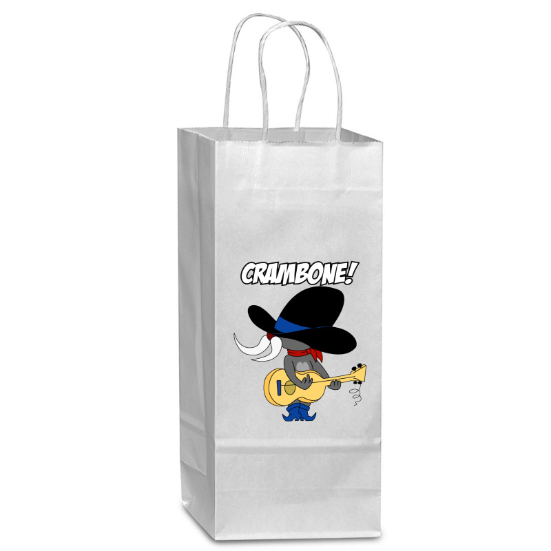 Uncle Pecos Crambone Funny Wine Paper Bag - 5 1/2 X 3 1/4 X 13 | Artistshot